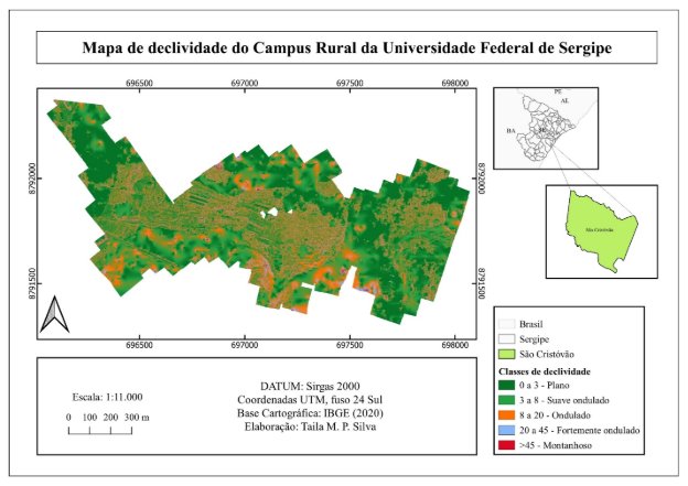Mapa de declividade