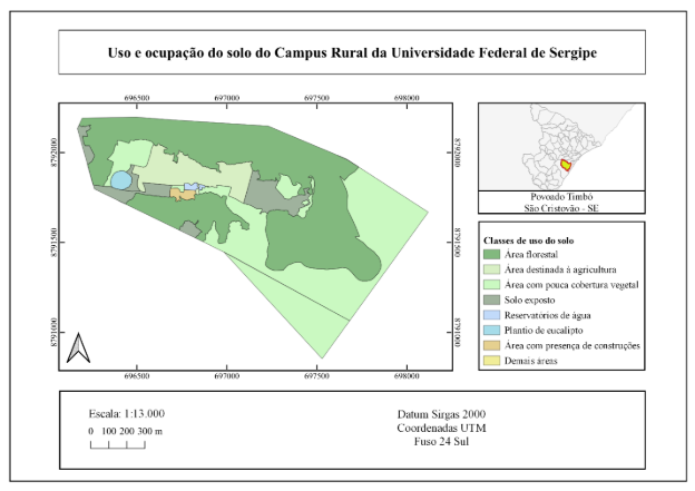Mapa de uso e cobertura do solo
