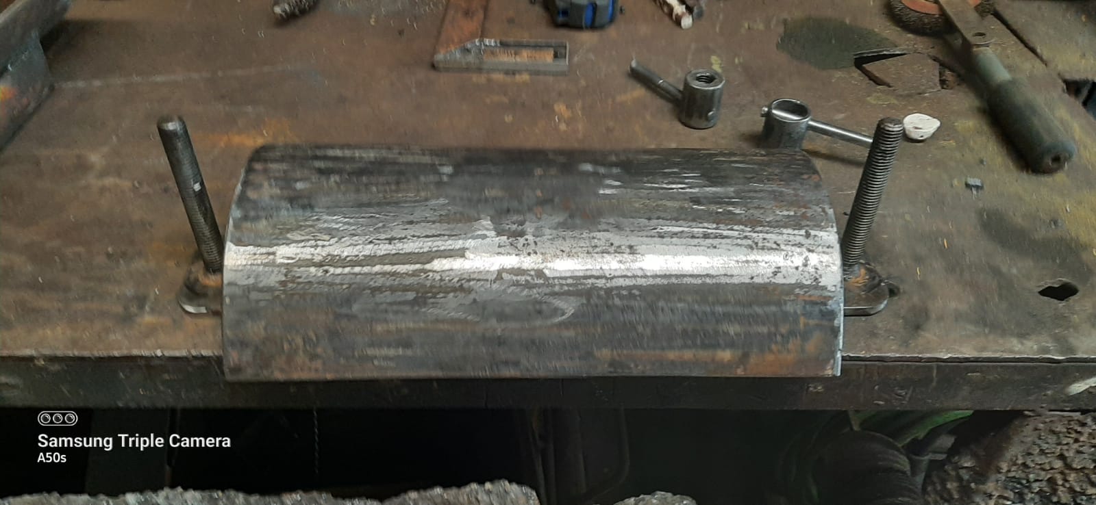 Geodreno vegetal instalado em campo no Baixo São Francisco